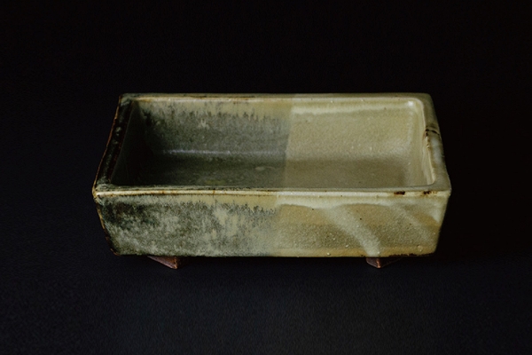 Tableware, Multiply glazed bowl, Square - Shoji Hamada, Mashiko ware, Ceramics-Mashiko ware-Japanese Ceramics