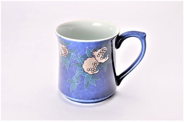 Drinkware, Mug, Fukizumi Sumi-hajiki, Pomegranate - Imaizumi Imaemon XIV, Arita ware, Ceramics-Imari/Arita ware-Japanese Ceramics
