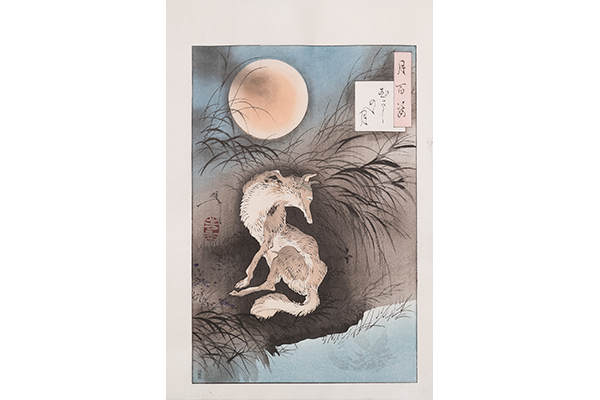 Ukiyoe, One Hundred Figures of the Moon, Moon on Musashino - Yoshitoshi Tsukioka, Edo woodblock prints-Edo woodblock prints-Japanese Other crafts