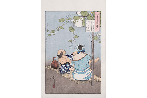 Ukiyoe, One Hundred Figures of the Moon, The moonflower - Yoshitoshi Tsukioka, Edo woodblock prints-Edo woodblock prints-Japanese Other crafts