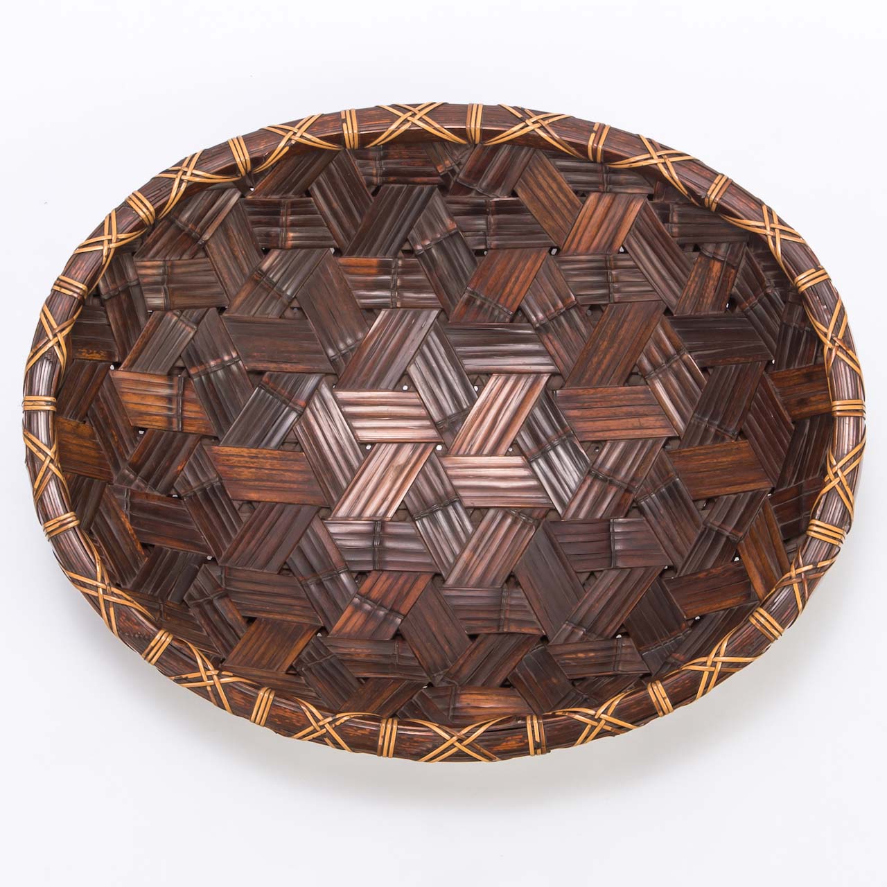 Bamboo colander Purple bamboo(Ryuun Yamaguchi) japanese Wood and