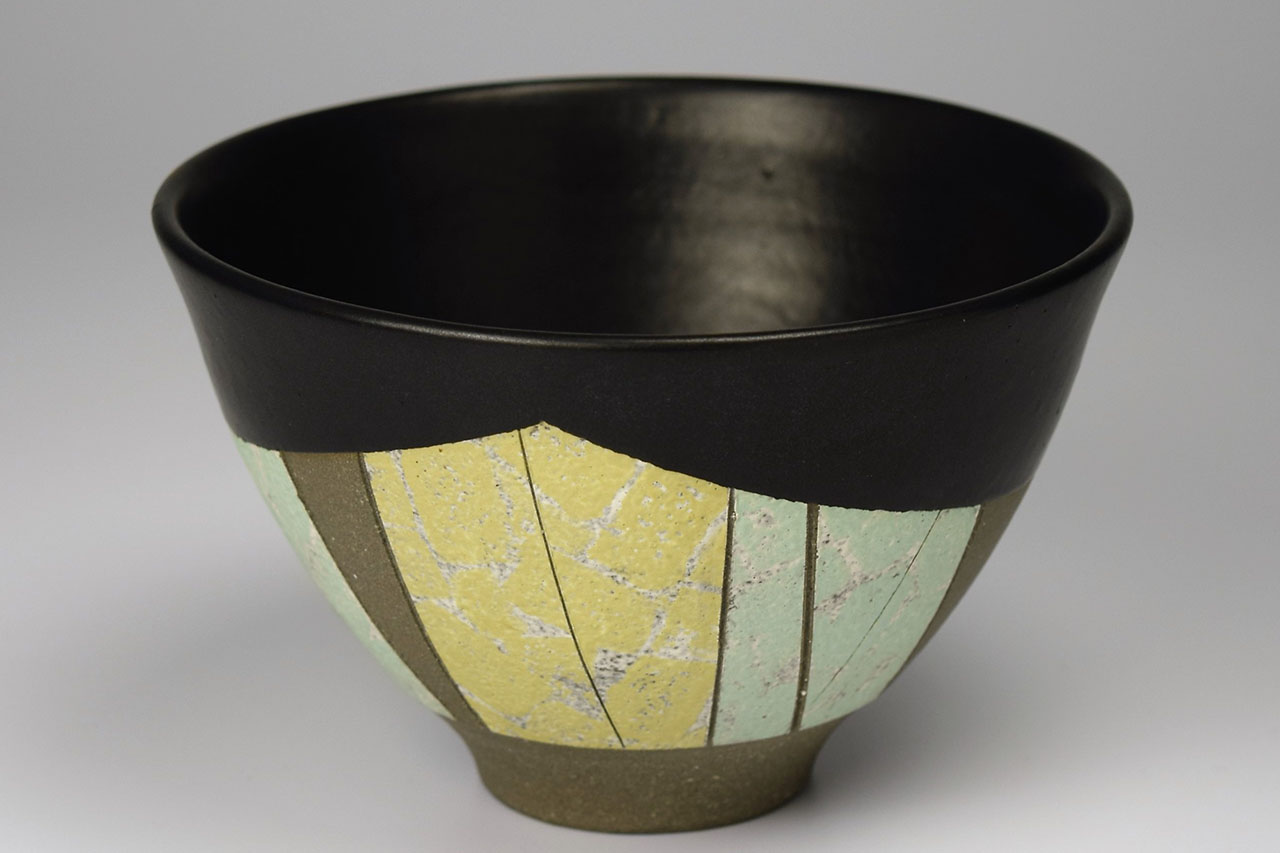 Tea Bowl Colored Dogwood/Hiroshi Kikuchi