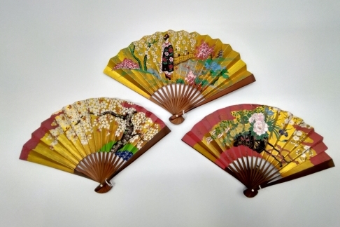 Japanese Uchiwa and sensu fans Kyoto folding fans